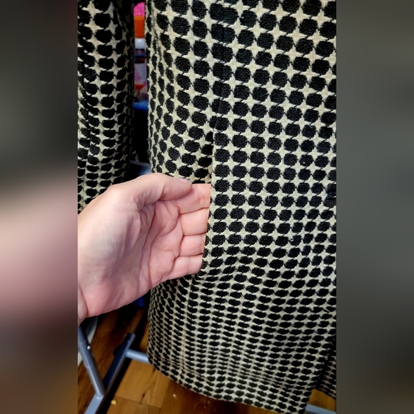 Ann Taylor 4P Black and Cream Lined Jacket Preowned 2000s - Picture 11 of 16